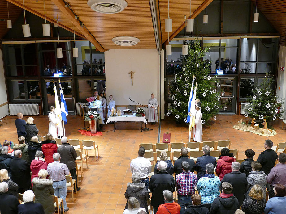 Feierliche Christmette im Haus des Gastes (Foto: Karl-Franz Thiede)